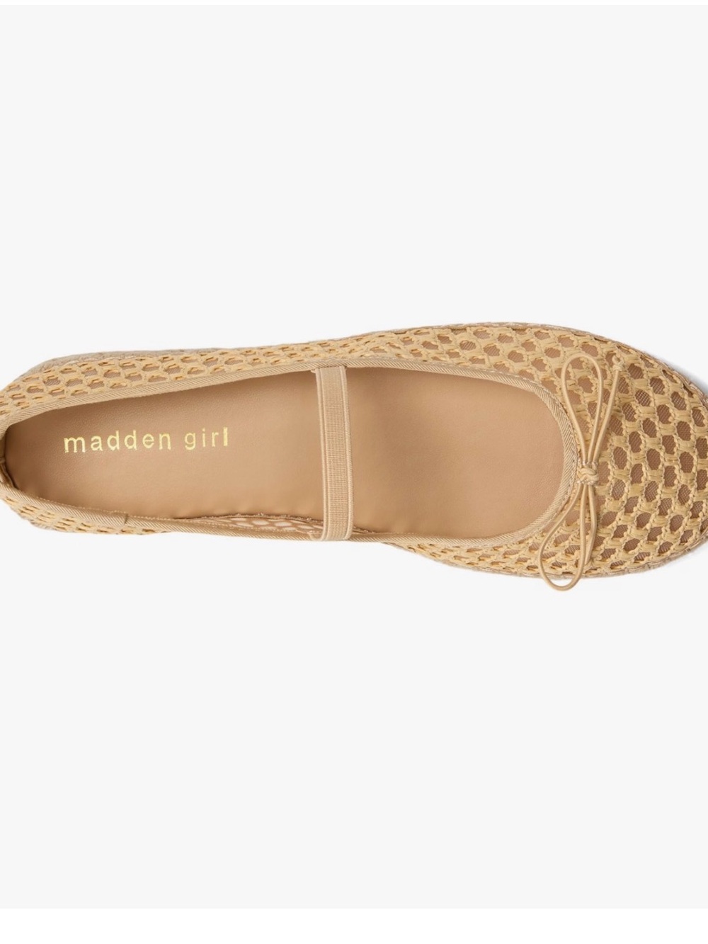Madden Girl July Woven Mary Jane Flat Espadrille